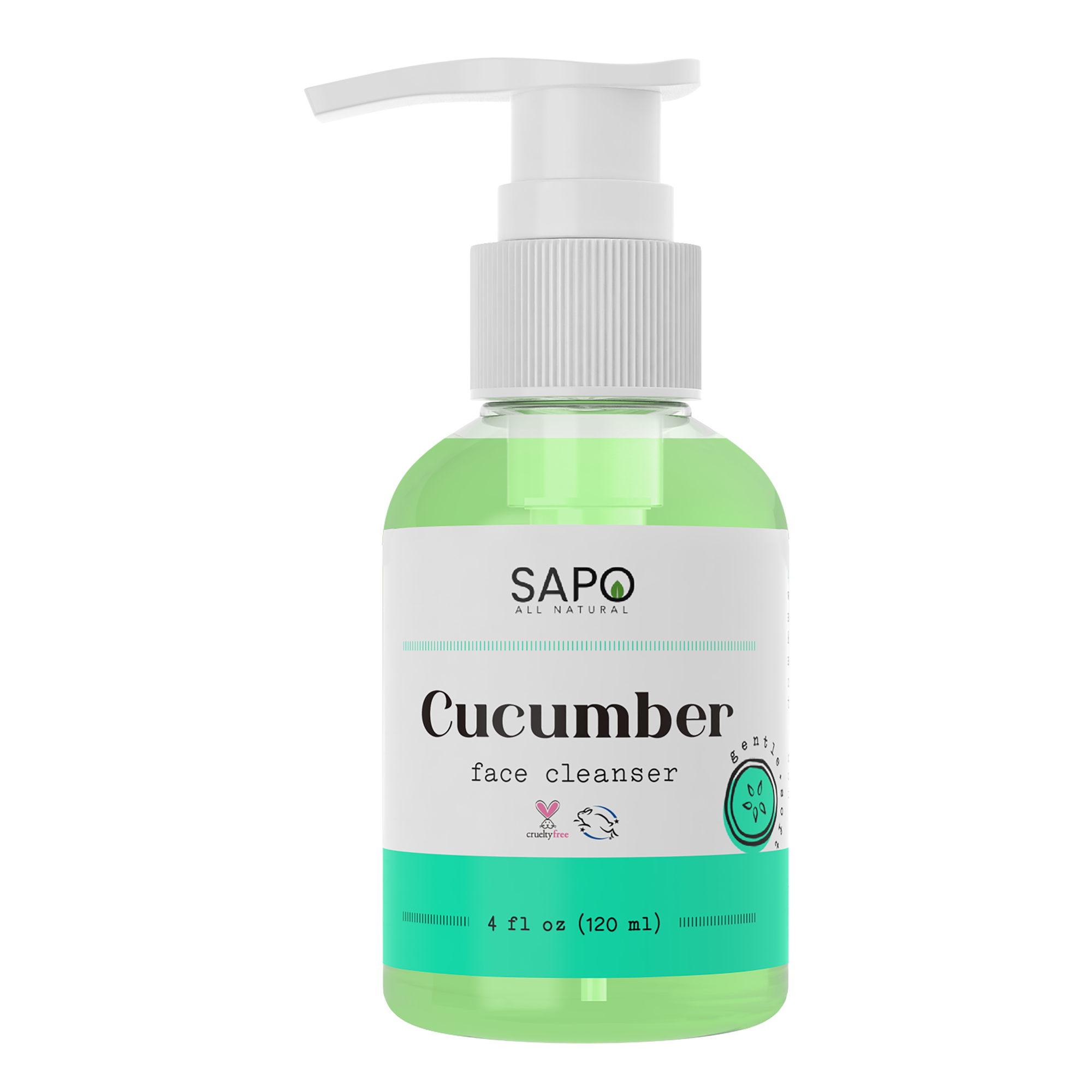 Sapo All Natural Cucumber Face Cleanser
